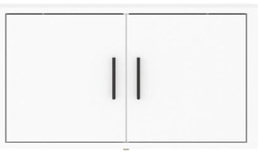 Mesa de centro 80x50x36 cm derivados de madeira branco