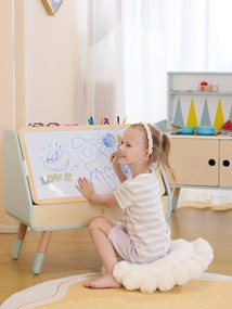 Quadro biblioteca 2 em 1 HAPE, para criança azul