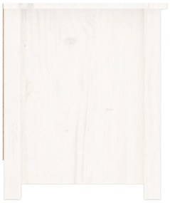Sapateira 110x38x45,5 cm pinho maciço branco