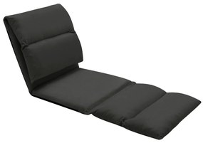 Colchão dobrável microfibra preto