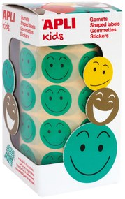 Rolo Autocolantes Smile Verde 20MM
