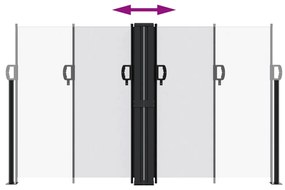 Toldo lateral retrátil 140x1000 cm branco