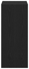 Estante/Divisória de Ambiente vidaXL Carvalho Preto 40x30x71,5 cm
