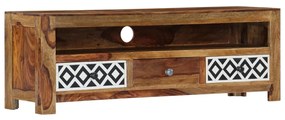 Móvel de TV 120x30x40 cm madeira de acácia maciça