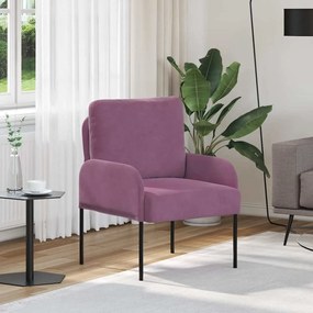vidaXL Sofás com almofada 55cm Roxo Contraplacado