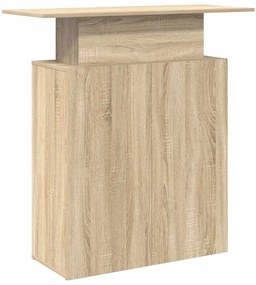 Balcão recepção 100x40x104 cm deriv. madeira carvalho sonoma