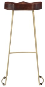 Bancos de bar Gavin 2 pcs madeira mangueira maciça