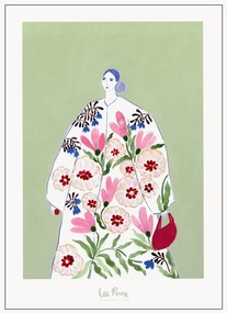 Impressão digital emoldurada Festive Coat