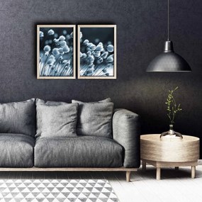 Pintura Decorativa em MDF com Moldura 2PKCT-008 – Multicolor – 38 x 53