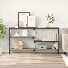 vidaXL Aparador com prateleira Carvalho Artesanal 150 x 29 x 76,5 cm