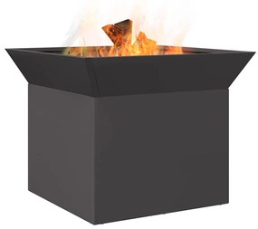 Fire Pit Preto 50 x 50 x 40 cm Aço