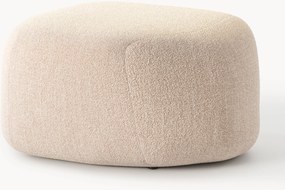 Pufe oval em bouclé Wolke