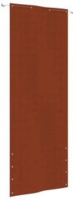 vidaXL Tela de varanda 80x240 cm tecido Oxford terracota
