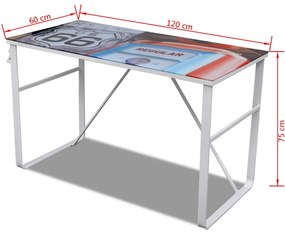 Mesa de escritório retangular exclusiva