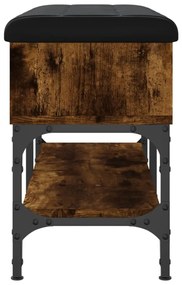 Banco sapateira 82x32x45 cm derivados madeira carvalho fumado