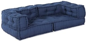 vidaXL Almofada Azul 140 x 70 x 36 cm Poliéster