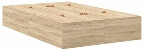 Cama Storage Carvalho Sonoma 120x190 cm