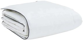 Edredão com travesseiro 2 pcs Branco 150 x 200 cm Penugem