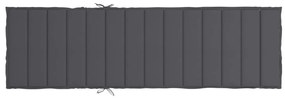 Almofadão p/ espreguiçadeira 200x70x3cm tecido oxford antracite