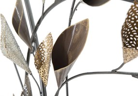 PAINEL DE PAREDE FERRO RAMO 115,5X6X65 CM MULTICOLORIDO