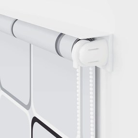 Estore de rolo para o duche 80x240 cm quadrados