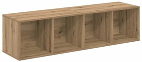 Conjunto de móvel de TV 4 pcs Castanho 37 x 37 x 142.5 cm