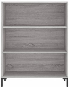 Estante 69,5x32,5x90 cm derivados de madeira cinzento sonoma