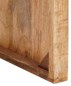 Mesas de canto 3 pcs Castanho Madeira de mangueira maciça