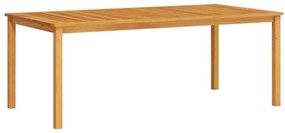 Conjunto de Mesa de Jantar 9 pcs 180 x 90 x 75 cm