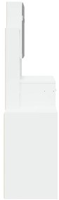Toucador com armário 80x35x132 cm cor branco