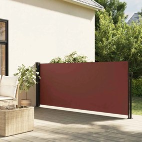 Toldo lateral retrátil 120x600 cm castanho