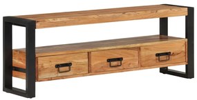 Móvel de TV 120x30x45 cm madeira de acácia maciça