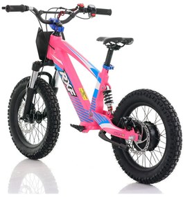 Bicicleta elétrica infantil 350W 16" Roan RXF Evo-S Rosa
