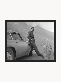 Impressão digital emoldurada Sean Connery (James Bond)