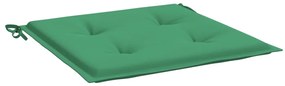 Almofadões p/ cadeiras de jardim 2 pcs tecido oxford verde