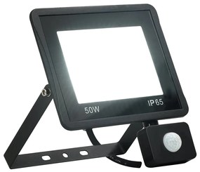 Projetor c/ iluminação LED e sensor 50 W branco frio