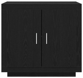 Buffet vidaXL Carvalho Preto 80x40x75 cm Madeira de Engenharia