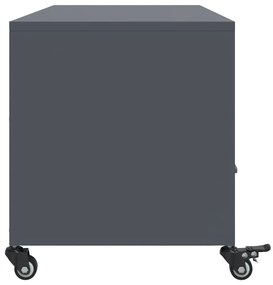 Móvel de TV 100,5x39x43,5 cm aço antracite