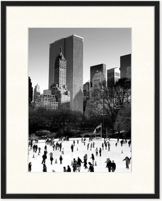 Fotografia emoldurada Ice Skating in NY