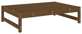 Apoio de pés para jardim 120x80 cm pinho maciço castanho-mel