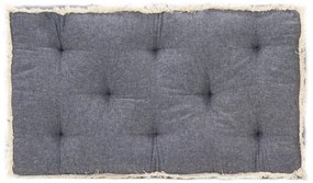 vidaXL Almofadão para sofá de paletes 73x40x7 cm azul