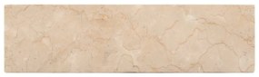 Lavatório 45x30x12 cm mármore creme brilhante