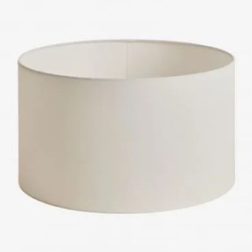 Pantalla Para Lâmpada Ø40 Cm Em Linho Azoia Linho Bege Creme - Sklum