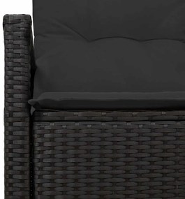Sofá de Jardim de 2 Lugares vidaXL com Armazenamento e Almofadas em Ra
