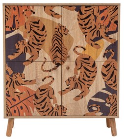 Conjunto de Mobiliário de Entrada Multilux – Azul Escuro e Sonomo – Sa
