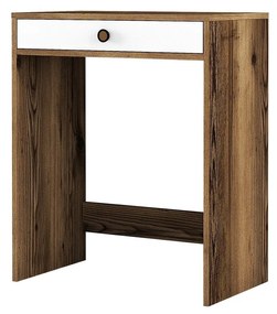 Mesa de Maquilhagem Lizbon – Noz/Branco – 70 cm x 40 cm x 84,7 cm