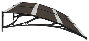 Toldo de porta 240x75 cm PC preto