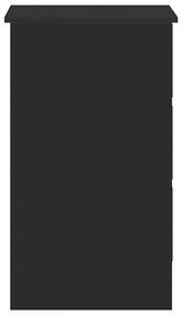 Secretária 90x45x76 cm derivados de madeira preto