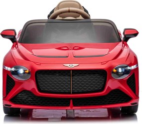 Carro elétrico para crianças Bentley Bacalar 12V, portas que se abrem para cima, controlo remoto 2,4 GHz, luzes LED, entrada USB/AUX, suspensão, bater