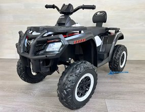 Moto 4 Eléctrica para crianças XT-SPEED 24V, 4x4, Rodas de borracha, Assento em couro sintético Branca